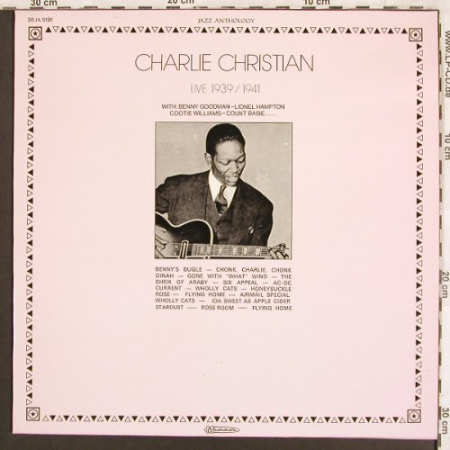 Christian,Charlie: Live 1939 / 1941, Musidisc (30 JA 5181), F, 1976 Typ: LP Best.-Nr.: X3253 Preis: 9,00 Euro