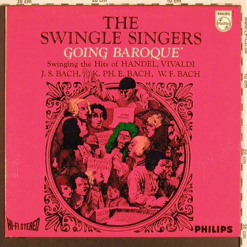 Swingle Singers: Going Baroque, Philips(840 555 BY), NL,  - LP - X3256 - 9,00 Euro