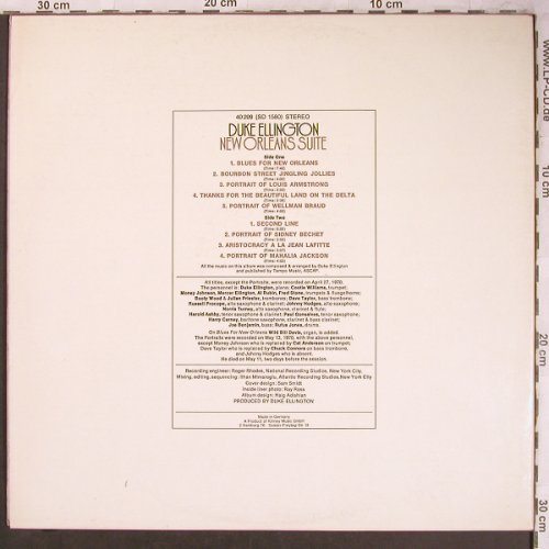 Ellington,Duke: New Orleans Suite,Foc, vg+/m-, Atlantic(40 209), D, 1971 - LP - X4518 - 9,00 Euro