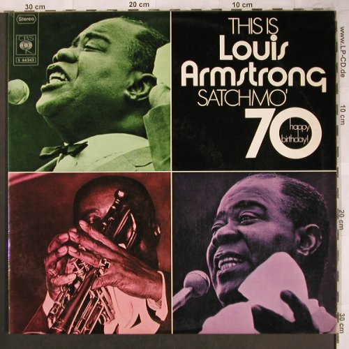 Armstrong,Louis: This Is ..., Satchmo' 70, Foc, CBS(S 66242), D,  - 2LP - X4648 - 7,50 Euro