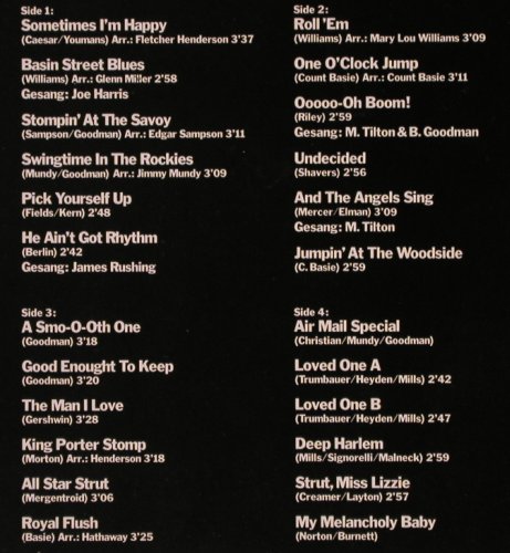 Goodman,Benny: 24 Original Hits, Foc, Top Classic/Historia (DLP 2-762), D, Ri Typ: 2LP Best.-Nr.: X4650 Preis: 6,00 Euro