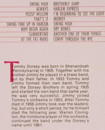 Dorsey,Tommy: Swing High, Astan (20127), D,Ri Typ: LP Best.-Nr.: X4745 Preis: 5,00 Euro