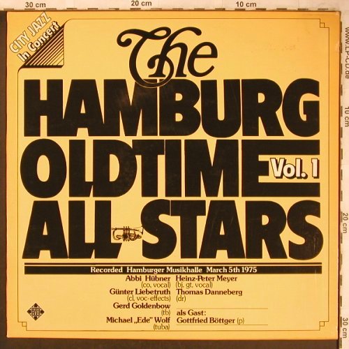 Hamburg Oldtime All Stars: In Concert,Vol.1, Telefunken (6.22299 AG), D, 1975 Typ: LP Best.-Nr.: X4781 Preis: 7,50 Euro