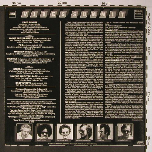 Berger/Friedman,v.d.Geld,Lackerschm: Vibes Summit, MPS (0068.208), D Typ: LP Best.-Nr.: X5867 Preis: 20,00 Euro