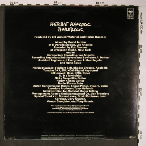 Hancock,Herbie: Hardrock (long) / TFS, CBS(A 12.4571), NL, 1984 - 12inch - X5873 - 7,50 Euro