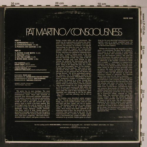 Martino,Pat: Consciousness, m-/vg+, Muse Records(MUSE 5039), US, 1974 - LP - X6246 - 20,00 Euro