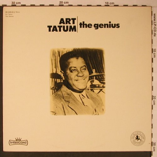 Tatum,Art: The Genius, hist. rec., Black Lion(28 440-6 U), D, Ri, 1967 - LP - X6254 - 6,00 Euro