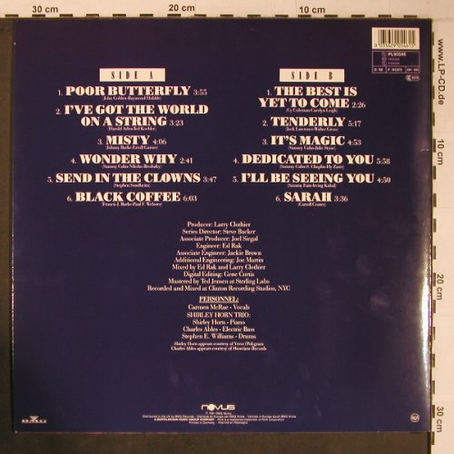 Mc Rae,Carmen: Sarah-Dedicated to you, Novus(PL90546), D,like new, 1991 - LP - X6412 - 12,50 Euro