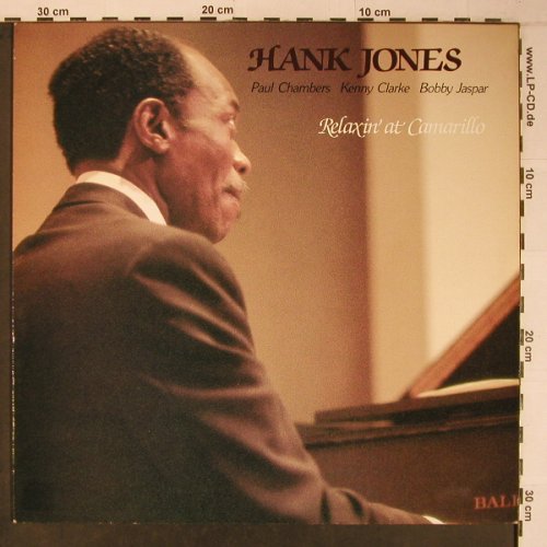 Jones,Hank: Relaxin' at Camarillo, m-/vg+, Ri, Savoy (WL70504), D, 1984 Typ: LP Best.-Nr.: X6419 Preis: 17,50 Euro