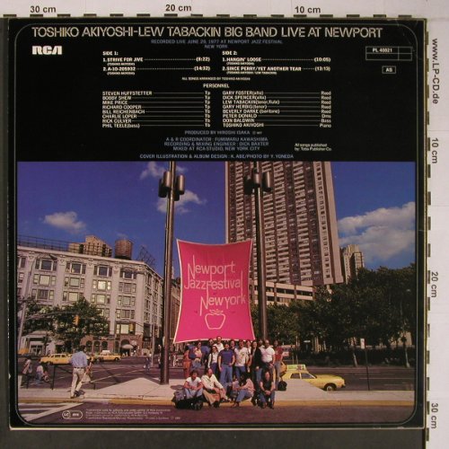 Akiyoshi,Toshiko/L.Tabackin B.Band: Live At Newport'77-The Big Apple, RCA Victor(PL 40821), D, 1980 - LP - X6427 - 17,50 Euro