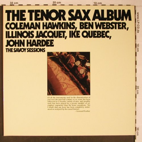 V.A.The Tenor Sax Album: C.Hawkins,B.Webster,Quebek,Foc, Savoy,like new(WL70812(2)), D, Ri, 1985 - 2LP - X6453 - 17,50 Euro