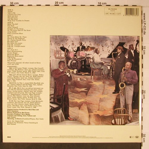 V.A.Allstar Swing Groups: Pete Jahnson, Cozy Cole, Foc, Savoy,vg+/m-(WL70533(2)), D,Ri, 1985 - 2LP - X6455 - 12,50 Euro