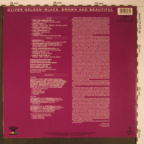 Nelson,Oliver: Black,Brown And Beautiful, Bluebird/RCA(NL86993), D, 1989 - LP - X6487 - 12,50 Euro