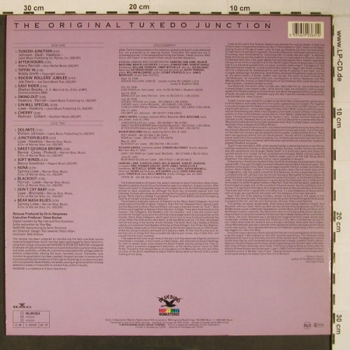 Hawkins,Erskine & Orch.: Theoriginal Tuxedo Junction, vg+/m-, Bluebird (NL90363), D, Ri, 1989 Typ: LP Best.-Nr.: X6516 Preis: 7,50 Euro