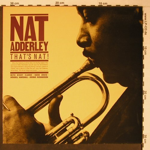 Adderley,Nat: That's Nat !.rec1955, likeNew, Savoy(WL70506), D,Ri, 1984 - LP - X6569 - 14,00 Euro