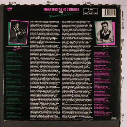 Dorsey,Tommy & His Orchestra: vocal Frank Sinatra,sings Standards, RCA(NL 89102), D, 1981 - LP - X6582 - 7,50 Euro