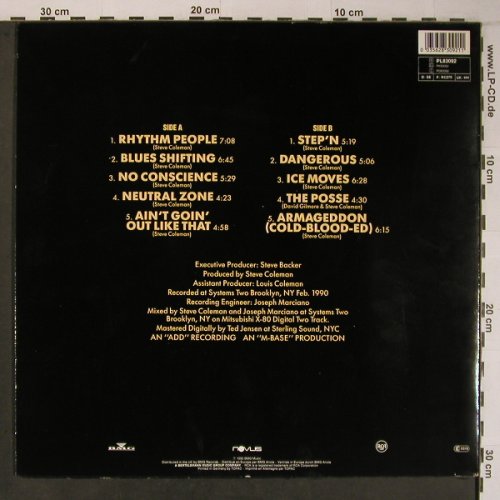 Coleman,Steve & 5 Elements: Rhythm People, Novus/RCA (PL83092), D, 1990 Typ: LP Best.-Nr.: X6625 Preis: 17,50 Euro