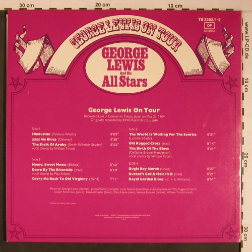 Lewis,George & His  All Stars: Same'64, Foc, Ri, LiveTokyo'64, Telefunken(TS 3263/1-2), D,  - 2LP - X6768 - 9,00 Euro