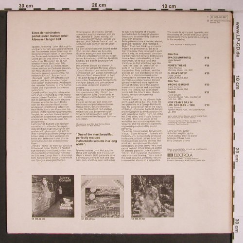 Coryell/McLaughlin/Corea/Vitous/Cob: Spaces, Vanguard (C 056-95 967), D, 1974 Typ: LP Best.-Nr.: X6823 Preis: 17,50 Euro