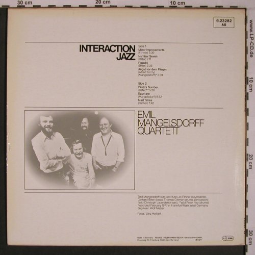 Mangelsdorff,Emil: Interaction Jazz, Telefunken(6.23282 AS), D, 1977 - LP - X6925 - 45,00 Euro