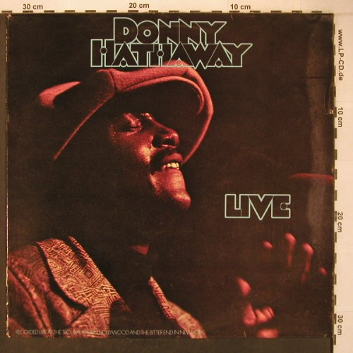 Hathaway,Donny: Live, vg+/Vg+,Laminat, Atlantic (ATL 40 369), D, 1972 Typ: LP Best.-Nr.: X7012 Preis: 17,50 Euro