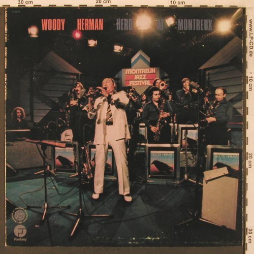 Herman,Woody: Herd at Montreux, stoc stol, Fantasy (F-9470), US, 1974 Typ: LP Best.-Nr.: X7031 Preis: 14,00 Euro