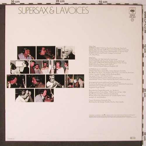 Supersax & L.A.Voices: Same, CBS(25 604), NL, 1983 - LP - X7038 - 15,00 Euro