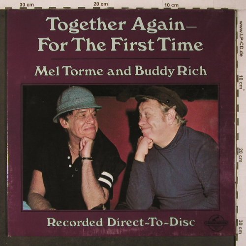 Torme,Mel and Buddy Rich: Together again, Foc,Direct-To-Disc, Century Records(CRDD-1100), D, 1978 - LP - X7052 - 25,00 Euro