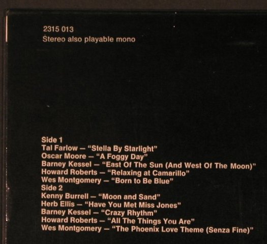 V.A.Great Guitars of Jazz: Tal Farlow...Wes Montgomery, MGM(2315 013), D,  - LP - X7054 - 7,50 Euro