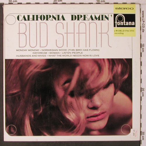 Shank,Bud: California Dreamin', stoc,stol, Fontana(888 028 TY), NL,  - LP - X7220 - 20,00 Euro