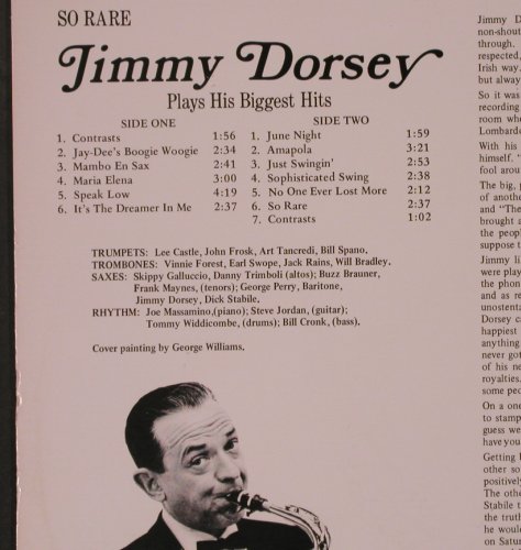 Dorsey,Jimmy: Plays his Biggest Hits, Trip Jazz(TLP-5815), US,  - LP - X7228 - 12,50 Euro