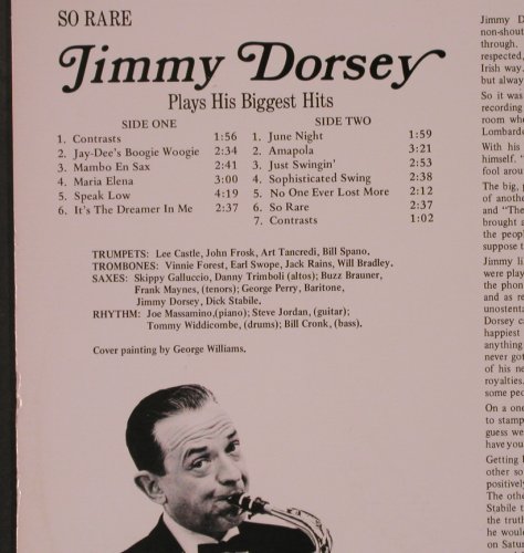 Dorsey,Jimmy: Plays his Biggest Hits, Trip Jazz (TLP-5815), US Typ: LP Best.-Nr.: X7228 Preis: 10,50 Euro