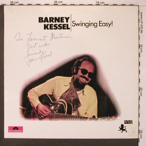 Kessel,Barney: Swinging Easy!, rec.1968, sign., Polydor(2460 130 select), UK,vg+/m-, 1971 - LP - X7281 - 12,50 Euro