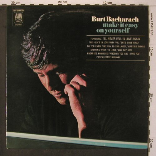 Bacharach,Burt & Phil Ramone: Make It Easy On Yourself, AM (212 069), D, 1969 Typ: LP Best.-Nr.: X7421 Preis: 11,50 Euro