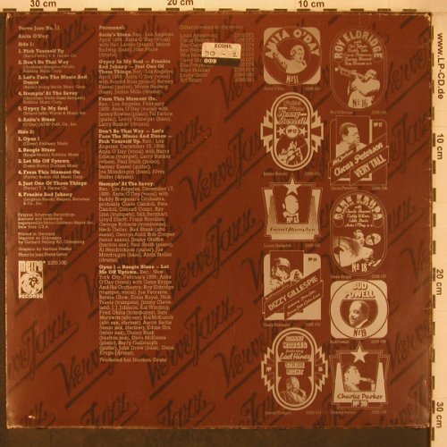 O'Day,Anita: Verve Jazz No.11, m-/vg+, Metro Rec.(2356 100), D, Ri,  - LP - X7449 - 7,50 Euro