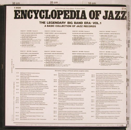 V.A.Encyclopedia Of Jazz: Vol.1-Legendary Big Band Era, Joker/Dischi(C 11/4), I, BoxSet, 1970 - 4LP - X753 - 14,00 Euro