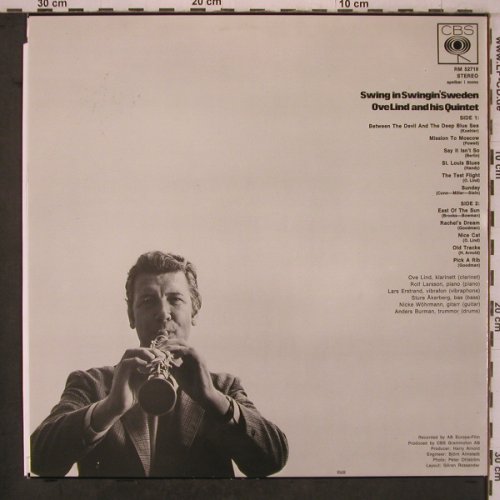 Lind,Ove & hie Quintet: Swing in Swingin' Sweden, CBS(RM 52719), S, 1969 - LP - X7611 - 9,50 Euro