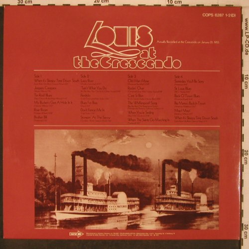 Armstrong,Louis: At The Crescendo,Foc, vg+/m-, MCA Coral (COPS 6287 1-2(D), D, 1973 Typ: 2LP Best.-Nr.: X7638 Preis: 9,00 Euro