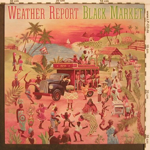 Weather Report: Black Market, m /vg+, CBS(CBS 32226), NL, 1976 - LP - X7939 - 6,00 Euro