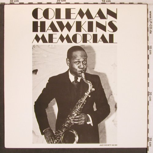 Hawkins,Coleman: Memorial, Jazz Society (AA 504), S Typ: LP Best.-Nr.: X7976 Preis: 9,00 Euro