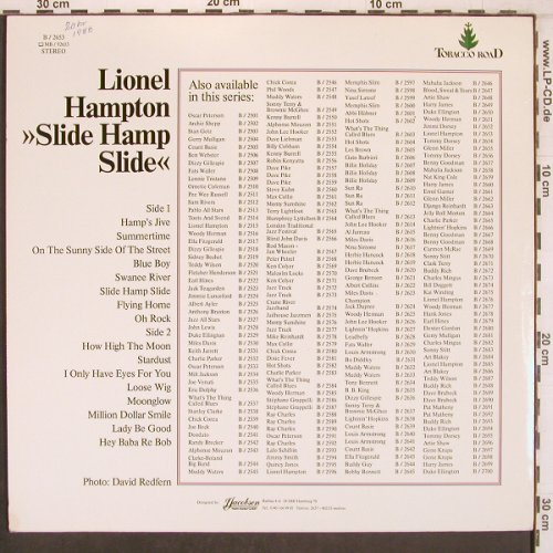 Hampton,Lionel: Slide Hamp Slide, Big Band Era (B 2653), D Typ: LP Best.-Nr.: X7988 Preis: 7,50 Euro