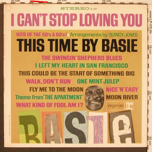 Basie,Count: This Time by...Hits of the 50s & 60, Reprise (R9-6070), US,vg+/VG+ Typ: LP Best.-Nr.: X8046 Preis: 9,00 Euro