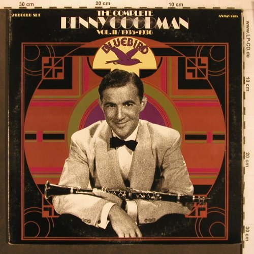 Goodman,Benny: The CompleteVol.II, 1935-1936, Foc, Bluebird RCA (AXM2-5515), US, 1975 Typ: 2LP Best.-Nr.: X8076 Preis: 9,00 Euro