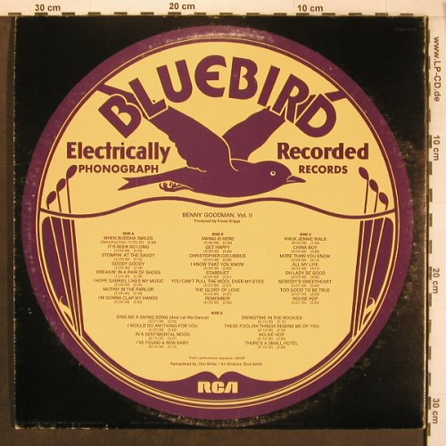 Goodman,Benny: The CompleteVol.II, 1935-1936, Foc, Bluebird RCA (AXM2-5515), US, 1975 Typ: 2LP Best.-Nr.: X8076 Preis: 9,00 Euro