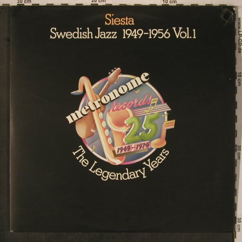 V.A.Siesta, Swedish Jazz 1949-56: Vol.1, Foc, Metronome(JMLP 2-104), S,  - 2LP - X8081 - 9,00 Euro