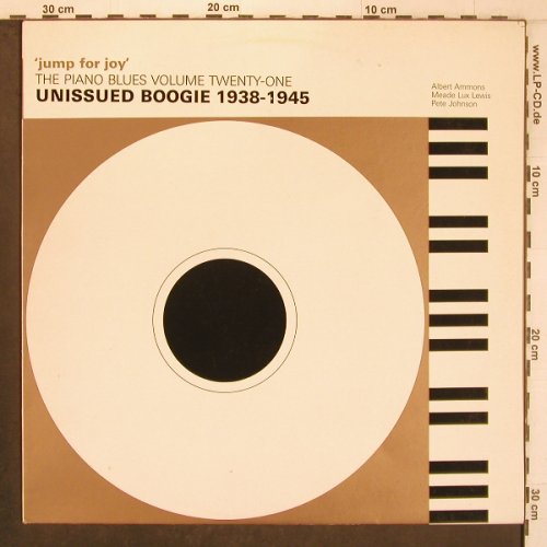 V.A.The Piano Blues: Unissued Boogie 1938-1945, Vol.21, Magpie(PY4421), UK, 1984 - LP - X8093 - 9,00 Euro