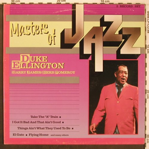 V.A.Masters Of Jazz: Duke Ellington, Harry James, Foc, I Grandi del Jazz(HMJ 3/GJ-12 -27), NL,  - 2LP - X8113 - 9,00 Euro