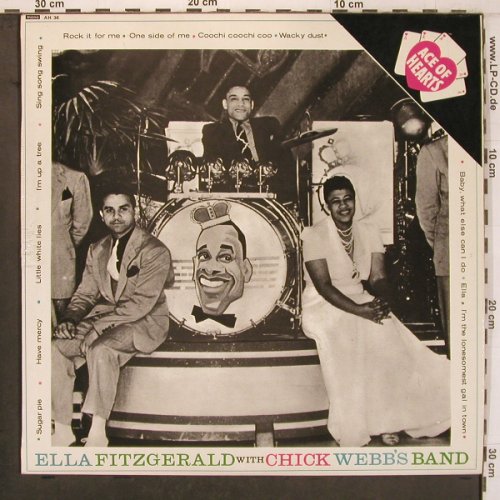 Fitzgerald,Ella: with Chick Webb's Band, rec.1939-40, Ace of Hearts (AH 36), UK,m-/VG+ Typ: LP Best.-Nr.: X8119 Preis: 9,00 Euro