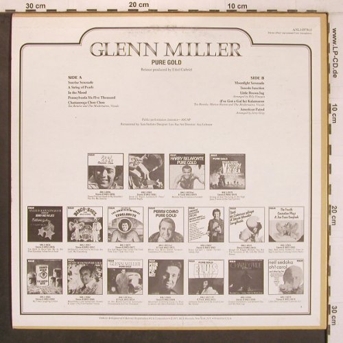 Miller,Glenn: Pure Gold, RCA(ANL1-0974(e)), US, 1975 - LP - X8131 - 6,00 Euro