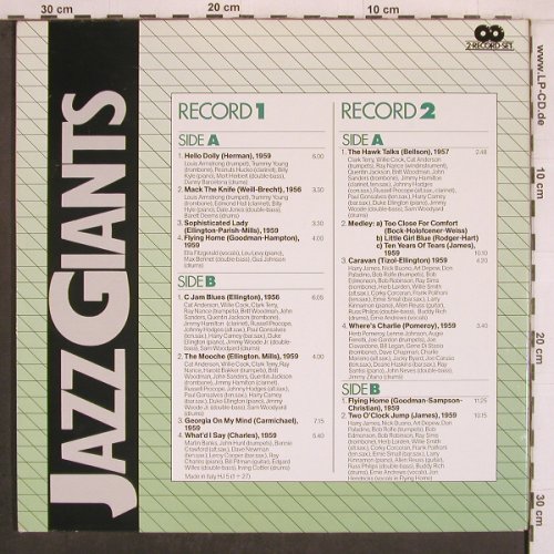 V.A.Jazz Giants: Armstrong..Harry James, Foc, I Grandi del Jazz(HJ 5(1+27)), I, m-/VG+,  - 2LP - X8161 - 7,50 Euro